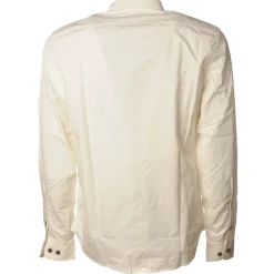 C.P. Company - Sports Shirt with Pockets And Logo - White - Shirts - Luxury Exclusive Collection - Avvenice