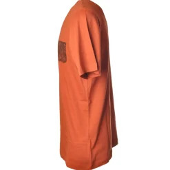 C.P. Company - T-Shirt With Central Logo Print - Orange - T-Shirt - Luxury Exclusive Collection - Avvenice