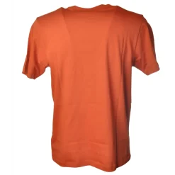 C.P. Company - T-Shirt With Central Logo Print - Orange - T-Shirt - Luxury Exclusive Collection - Avvenice