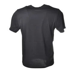 C.P. Company - T-Shirt with Small Printed Logo - Blue - Sweater - Luxury Exclusive Collection - Avvenice