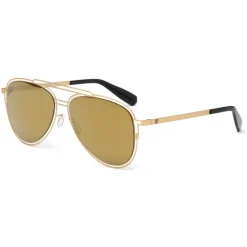 CR7 - Cristiano Ronaldo - GS001 - Semiglossy Gold Frame - Sunglasses - Exclusive Official Collection - CR7 Eyewear - Avvenice