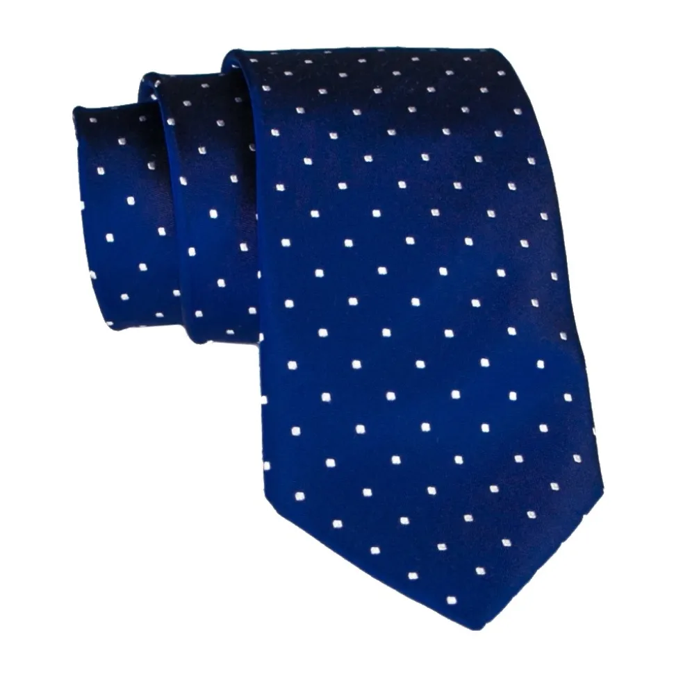 Cravates E.G. - Polka Dot Tie - Ultramarine - Avvenice