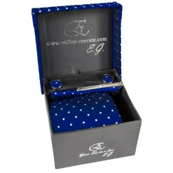 Cravates E.G. - Polka Dot Tie - Ultramarine - Avvenice