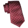 Cravates E.G. - Polka Dot Tie - Burgundy - Avvenice