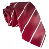 Cravates E.G. - Single Stripe Tie - Cardinal Red - Avvenice