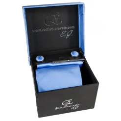 Cravates E.G. - Solid Satin Tie - Royal Blue - Avvenice