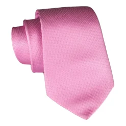 Cravates E.G. - Solid Square Pattern Tie - Warm Rose - Avvenice