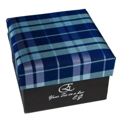 Cravates E.G. - Tartan Tie - Blue Navy - Avvenice