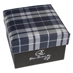 Cravates E.G. - Tartan Tie - Gray - Avvenice