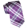 Cravates E.G. - Tartan Tie - Magenta Rose - Avvenice