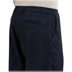 Cruna - Greenwich Trousers - 1551 - Night Blue - Handmade in Italy - Luxury High Quality Collection - Avvenice