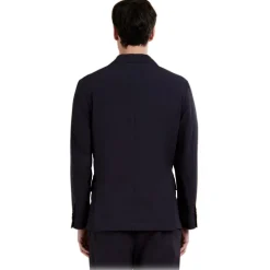 Cruna - Hudson Jacket - 1527 - Night Blue - Handmade in Italy - Luxury High Quality Collection - Avvenice