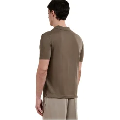 Cruna - Levante Polo Shirt - 1531 - Sage Green - Handmade in Italy - Luxury High Quality Collection - Avvenice