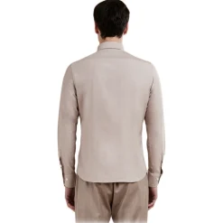 Cruna - Manhattan Shirt - 1526 - Sesame - Handmade in Italy - Luxury High Quality Collection - Avvenice