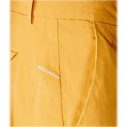 Cruna - Marais Trousers in Cotton - 511 - Senape - Handmade in Italy - Luxury High Quality Pants - Avvenice