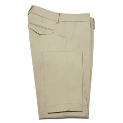 Cruna - Marais Trousers in Cotton - 566 - Beige - Handmade in Italy - Luxury High Quality Pants - Avvenice