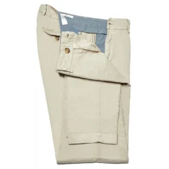Cruna - Marais Trousers in Linen - 540 - ECRU - Handmade in Italy - Luxury High Quality Pants - Avvenice