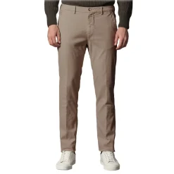 Cruna - Marais Trousers in Cotton Drill - 600 - Dove Beige - Handmade in Italy - Luxury High Quality Pants - Avvenice