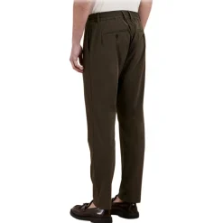 Cruna - Mitte Trousers - 0001 - Green - Handmade in Italy - Luxury High Quality Collection - Avvenice