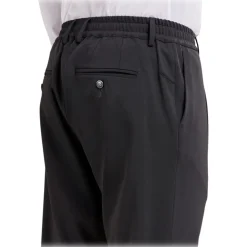 Cruna - Mitte Trousers - 1517 - Slate - Handmade in Italy - Luxury High Quality Collection - Avvenice