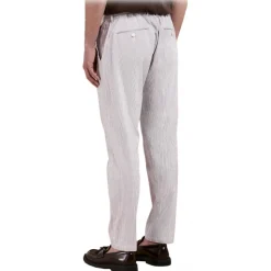 Cruna - Mitte Trousers - 1512 - Chocolate - Handmade in Italy - Luxury High Quality Collection - Avvenice