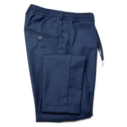 Cruna - Mitte Trousers in Fresh Wool - 562 - Navy - Handmade in Italy - Luxury High Quality Pants - Avvenice