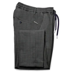 Cruna - Mitte Trousers in Fresh Wool - 560 - Medium Grey - Handmade in Italy - Luxury High Quality Pants - Avvenice
