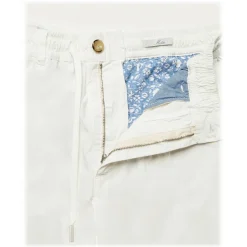 Cruna - Mitte Trousers in Cotton - 511 - Off White - Handmade in Italy - Luxury High Quality Pants - Avvenice