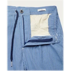 Cruna - Mitte Trousers in Cotton - 528 - Royal - Handmade in Italy - Luxury High Quality Pants - Avvenice