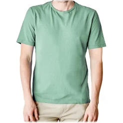 Cruna - Nizza T-Shirt - 573 - Green - Handmade in Italy - Luxury High Quality T-Shirt - Avvenice
