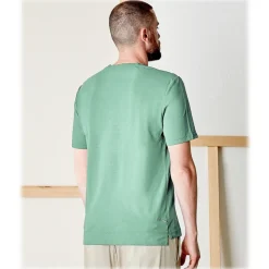 Cruna - Nizza T-Shirt - 573 - Green - Handmade in Italy - Luxury High Quality T-Shirt - Avvenice