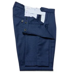 Cruna - Raval Trousers in Fresh Wool - 562 - Navy - Handmade in Italy - Luxury High Quality Pants - Avvenice