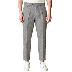 Cruna - Raval Trousers in Wool and Linen - 557 - Moro - Handmade in Italy - Luxury High Quality Pants - Avvenice