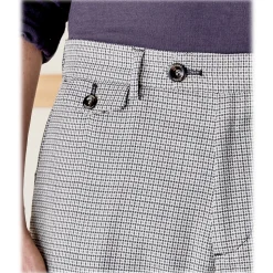 Cruna - Raval Trousers in Fresh Wool - 562 - Medium Grey - Handmade in Italy - Luxury High Quality Pants - Avvenice