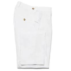 Cruna - Raval Trousers in Cotton - 520 - Off White - Handmade in Italy - Luxury High Quality Pants - Avvenice
