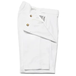 Cruna - Raval Trousers in Cotton - 520 - Off White - Handmade in Italy - Luxury High Quality Pants - Avvenice