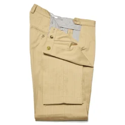 Cruna - Raval Trousers in Cotton - 536 - Terra - Handmade in Italy - Luxury High Quality Pants - Avvenice