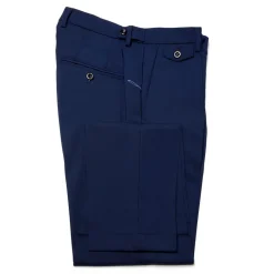 Cruna - Raval Trousers in Fresh Wool - 560 - Navy - Handmade in Italy - Luxury High Quality Pants - Avvenice