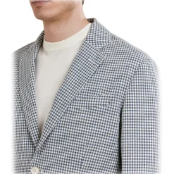 Cruna - Tribeca Jacket - 1522 - Sky Blue - Handmade in Italy - Luxury High Quality Collection - Avvenice