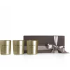 Culti Milano - Giftbox Candeline Fiqum Gelsomino Mendula Gold - Gift Box - Room Fragrances - Fragrances - Luxury - Avvenice
