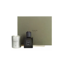 Culti Milano - Giftbox Decor Tessuto Diffuser and Velvet Candle - Gift Box - Room Fragrances - Fragrances - Luxury - Avvenice