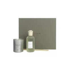 Culti Milano - Giftbox Stile Tessuto Diffuser and Velvet Candle - Gift Box - Room Fragrances - Fragrances - Luxury - Avvenice