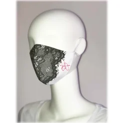 Danilo Forestieri - Pin Up 01 T-Shirt + Cover Mask - Blonde - Haute Couture Made in Italy - Luxury Exclusive Collection - Avvenice