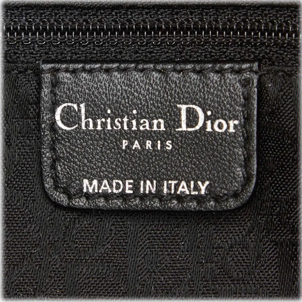 Dior Vintage - Cannage Handbag Bag - Black - Leather Handbag - Luxury High Quality - Avvenice