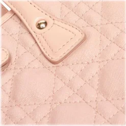 Dior Vintage - Cannage Panarea Tote Bag - Pink - Leather Handbag - Luxury High Quality - Avvenice