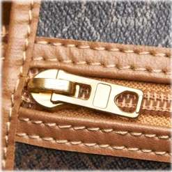 Dior Vintage - Honeycomb Leather Travel Bag - Black Brown - Leather Handbag - Luxury High Quality - Avvenice