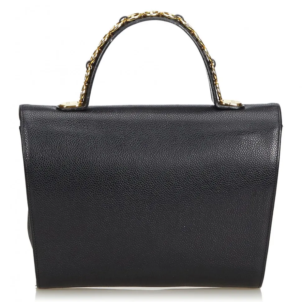 Dior Vintage - Leather Handbag Bag - Black - Leather Handbag - Luxury High Quality - Avvenice