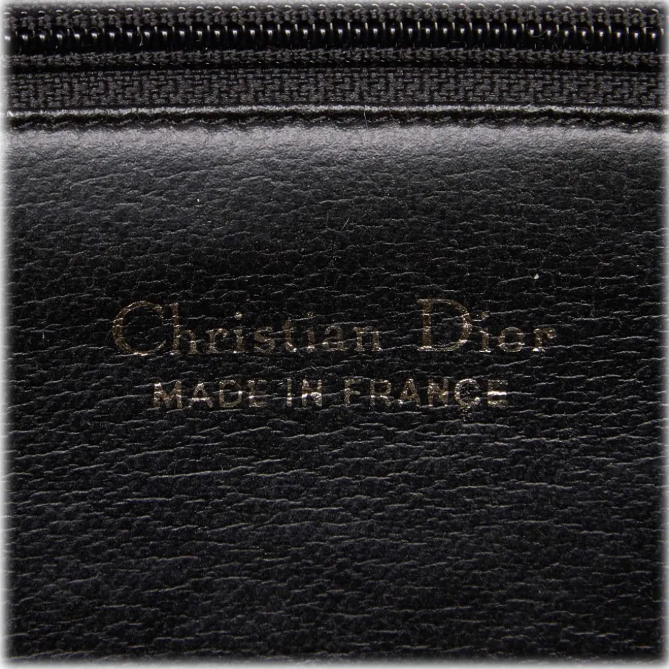 Dior Vintage - Leather Handbag Bag - Black - Leather Handbag - Luxury High Quality - Avvenice