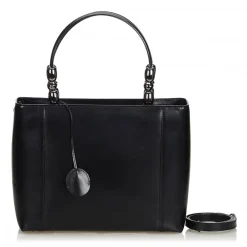 Dior Vintage - Malice Leather Satchel Bag - Black - Leather Handbag - Luxury High Quality - Avvenice