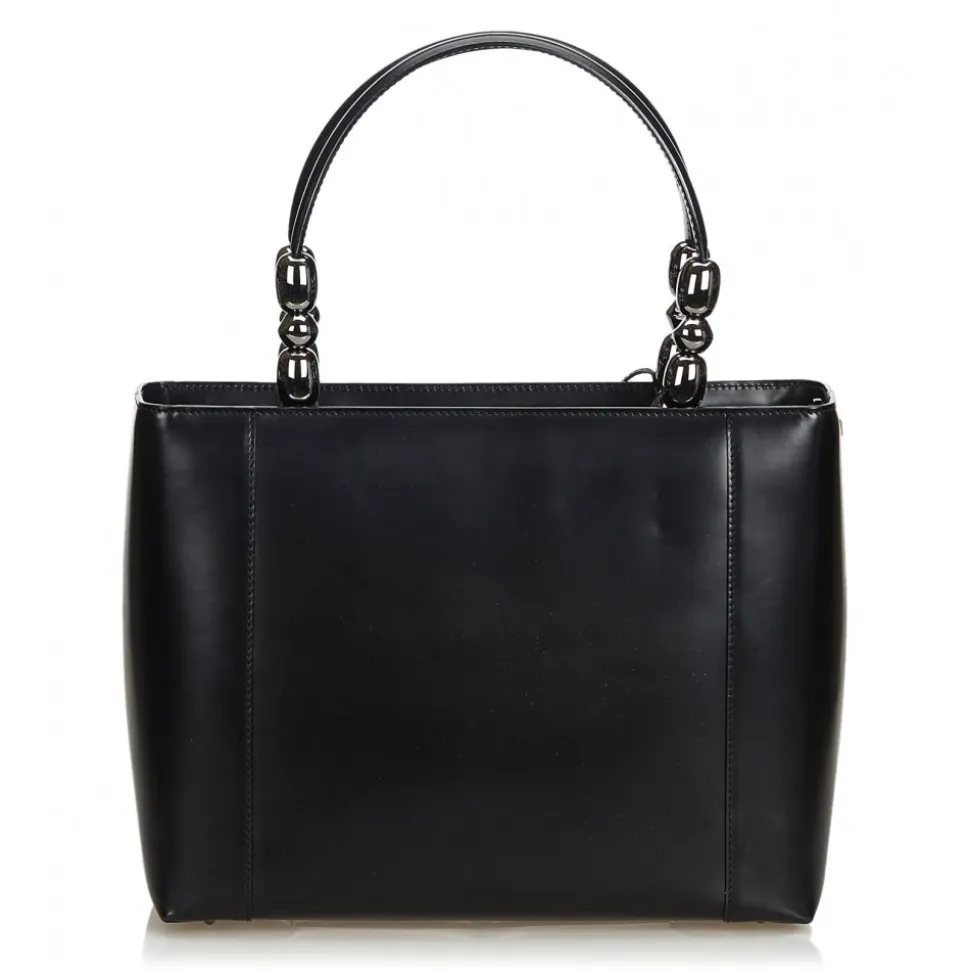 Dior Vintage - Malice Leather Satchel Bag - Black - Leather Handbag - Luxury High Quality - Avvenice